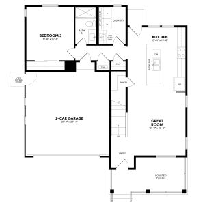 New construction Single-Family house 13333 Lady Bug Ln, Firestone, CO 80504 plan Canvas Two - image