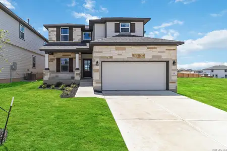 New construction Single-Family house 123 Ashley Lp, San Antonio, TX 78253 plan Polk - image