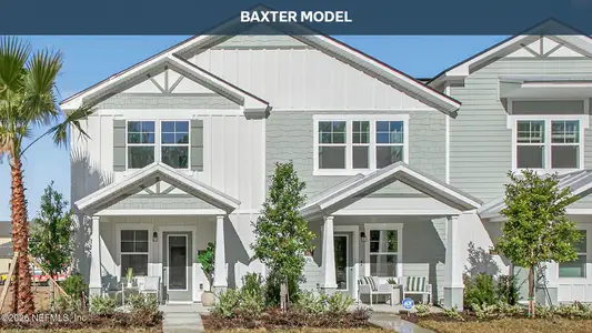 New construction Townhouse house 344 Counsel St, Yulee, FL 32097 plan Baxter - image