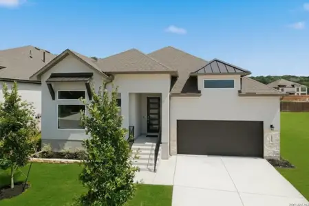 New construction Single-Family house 9929 Aurora Hl, Boerne, TX 78006 plan Franklin - image