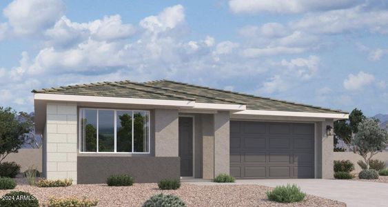 New construction Single-Family house 2297 E Wagon Wheel Lane, San Tan Valley, AZ 85140 Violet- photo 0