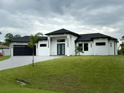 New construction Single-Family house 703 Sheldon Ave, Lehigh Acres, FL 33936 - image