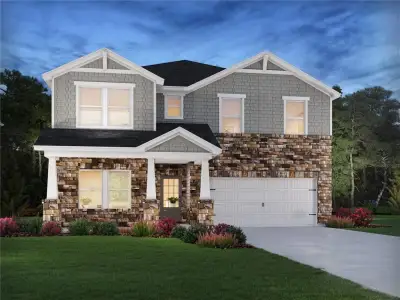 New construction Single-Family house 2174 Martin Spring Bnd, Lawrenceville, GA 30045 - image