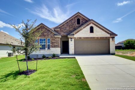 New construction Single-Family house 834 Moondance Court, New Braunfels, TX 78130 Blanton- photo 0