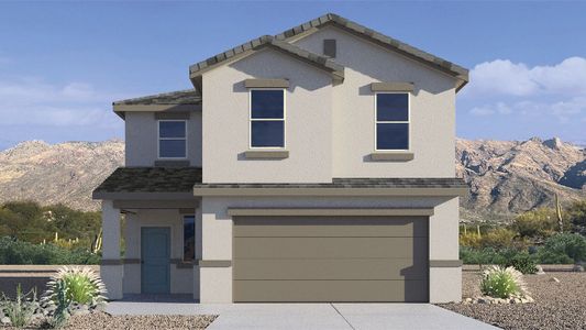 New construction Single-Family house 10498 W Rutherford Ln, Marana, AZ 85653 plan Kate - image