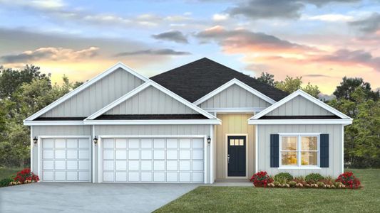 New construction Single-Family house 130 Bedford Lp, Crawfordville, FL 32327 plan The Destin - image
