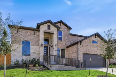 New construction Single-Family house 1800 Plum Tree Wy, Georgetown, TX 78628 plan Tanzanite - image