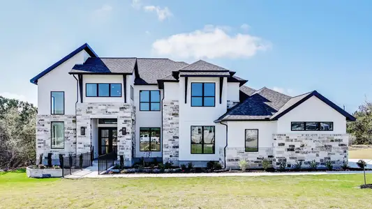 New construction Single-Family house 1006 Rapidan Ln, Bulverde, TX 78163 plan 4354A - image