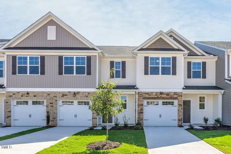 New construction Townhouse house 111 Fairwinds Drive, Lillington, NC 27546 The Warren- photo 0