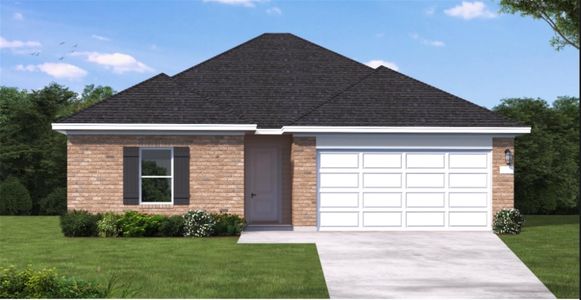 New construction Single-Family house 6723 Pebble Bluff Ct, Cove, TX 77523 - image