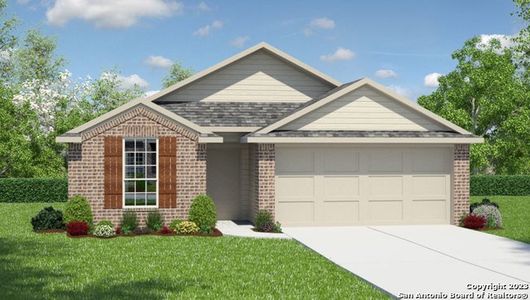 New construction Single-Family house 208 Imperial Bill, San Antonio, TX 78253 The Brown- photo 0