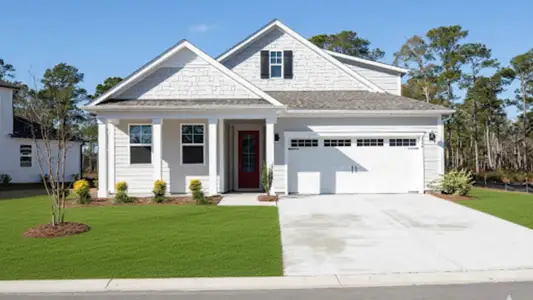 New construction Single-Family house 414 Matthews Farm Rd, Hubert, NC 28539 plan Bradford - image