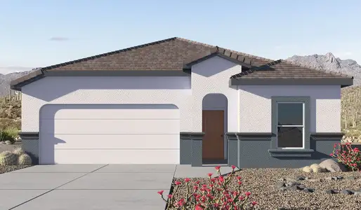 New construction Single-Family house 13501 N Samantha Ln, Marana, AZ 85653 plan Easton - H35E - image