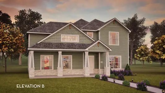 New construction Single-Family house 406 Raven Crest Dr, Hutto, TX 78634 plan Jameson - image