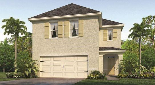 New construction Single-Family house 3435 Sabatia Lane, Poinciana, FL 34759 Elston- photo 0