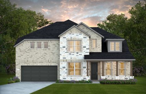 New construction Single-Family house 25419 Red Buckeye Dr, Katy, TX 77493 plan Ferris - image