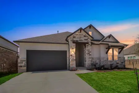 New construction Single-Family house 345 Olinda Wy, Liberty Hill, TX 78642 plan Lincoln 5130 - image