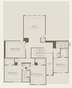 Pulte Homes, Oak Grove floor plan