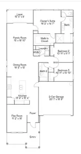 New construction Single-Family house 684 Terrapin Dr, Debary, FL 32713 plan Joshua II - image