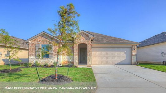 New construction Single-Family house 1056 Pronghorn Trl, Seguin, TX 78155 The Ashburn- photo 0