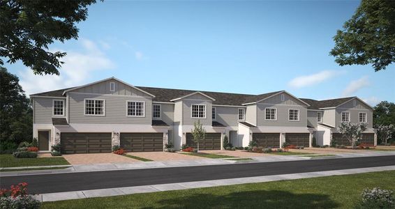 New construction Townhouse house 2597 Starry Pt, Saint Cloud, FL 34769 Piper- photo 0