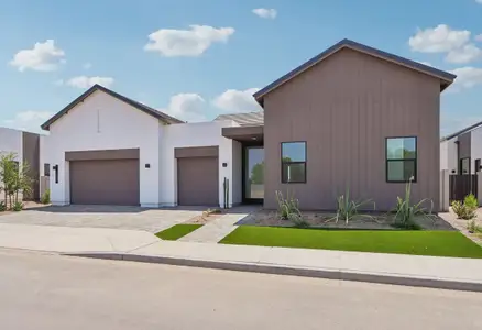 New construction Single-Family house 2421 E Aquarius Pl, Chandler, AZ 85249 plan 6004 Elevation V - image
