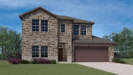 New construction Single-Family house 1111 Harston Trl, Ferris, TX 75125 plan NAPLES - image