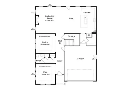 New construction Single-Family house 2535 Dixon Pl, Lawrenceville, GA 30043 plan Wagener - image 3