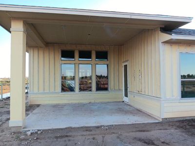 Covered Rear Patio