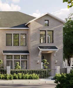 New construction Townhouse house 11977 Dahlia Bay Drive, Frisco, TX 75033 Hamilton- photo 0