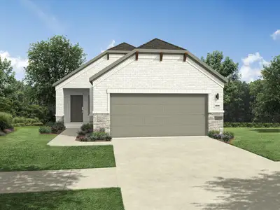 New construction Single-Family house 444 Lucky Ave, Elgin, TX 78621 plan Birch | Trinity Ranch - image
