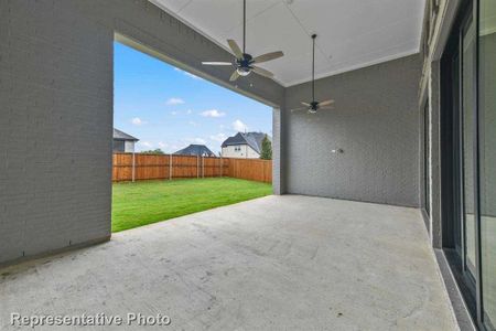 New construction Single-Family house 616 Saddle Crest Dr, Aubrey, TX 76227 Livorno Plan- photo 25 25