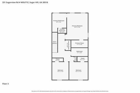 New construction Townhouse house 337 Sugarview Rd, Sugar Hill, GA 30518 plan Homestead - image 6