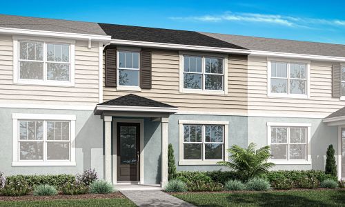 New construction Fourplex house 2606 Ginseng Ivy St, Apopka, FL 32703 plan Aurora - image