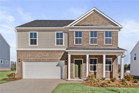 New construction Single-Family house 245 Begonia Way, Mcdonough, GA 30253 Hampton- photo 0