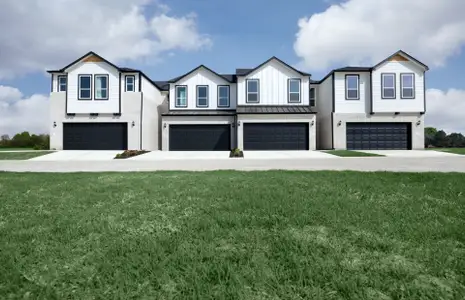 New construction Fourplex house 1955 Settlers Glen Dr, Round Rock, TX 78665 plan Nichols - image