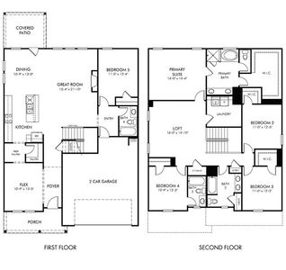 New construction Single-Family house 7235 Lyric St, Fairburn, GA 30213 plan Johnson - image