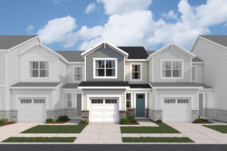New construction Townhouse house 5430 Spring Rd, Raleigh, NC 27603 plan Valencia - image