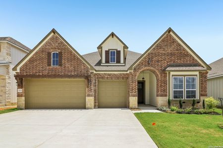 New construction Single-Family house 1634 Saddleback Run, New Braunfels, TX 78130 plan Basin Trail View - image