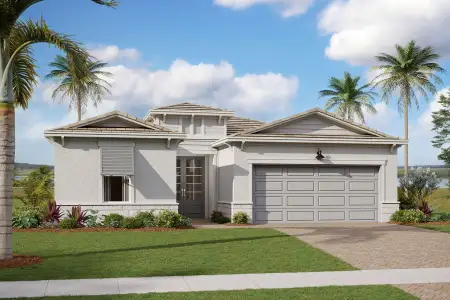 New construction Single-Family house 10041 Sw Carnelian St, Port St. Lucie, FL 34987 plan Willow - image