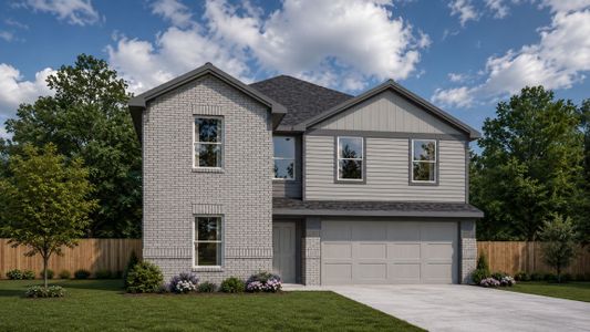 New construction Single-Family house 12236 Lexington Heights Dr, Willis, TX 77318 plan Dawson - image