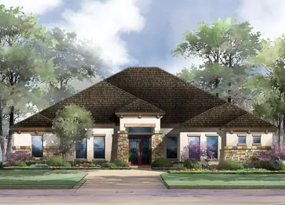 New construction Single-Family house Liberty Hill, TX 78642 plan Calais - image
