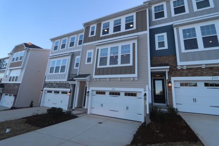 New construction Townhouse house 2731 Hunter Woods Dr, Apex, NC 27502 Buckingham - Front Entry Townhomes- photo 59 59