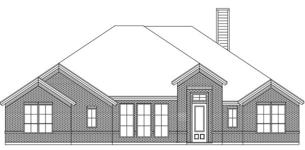 New construction Single-Family house 107 R.J, Smith St, Boyd, TX 76023 plan Wichita - image