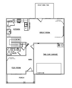 New construction Single-Family house 16 River Walk Farm Pkwy, Covington, GA 30014 plan Jodeco Double Deck - Single Family Homes - image