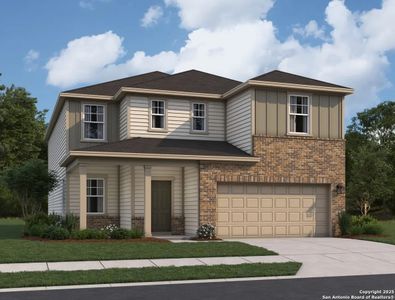 New construction Single-Family house 10503 Lesser Snow, Adkins, TX 78101 plan Eclipse - image