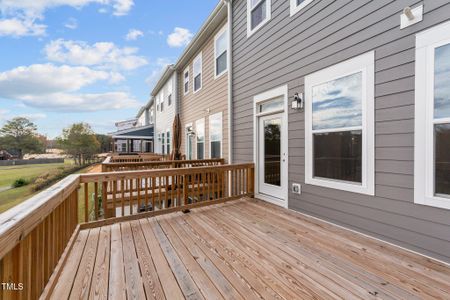 New construction Townhouse house 833 Parc Townes Drive, Wendell, NC 27591 Linville- photo 28 28