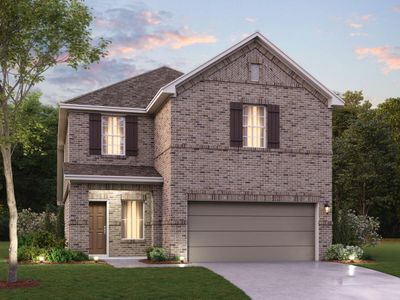 New construction Single-Family house 21711 Coral Mist Dr, Cypress, TX 77433 plan Larkspur - Smart Series - image