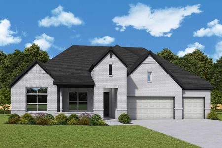 New construction Single-Family house 210 Painters Ridge Ct, Willis, TX 77318 plan The Bacard - image