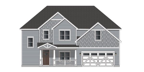 New construction Single-Family house 3400 S Bend Rd, Winterville, NC 28590 plan Camden - image